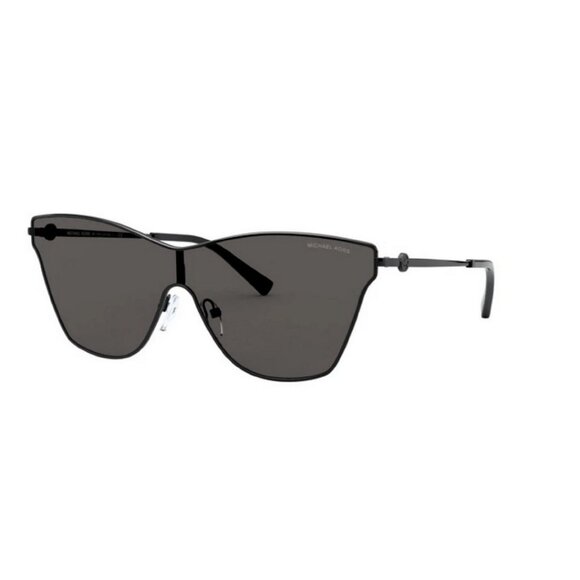 Michael Kors MK1063 Women Sunglass Larissa 120387 44mm Shiny Black MSRP130